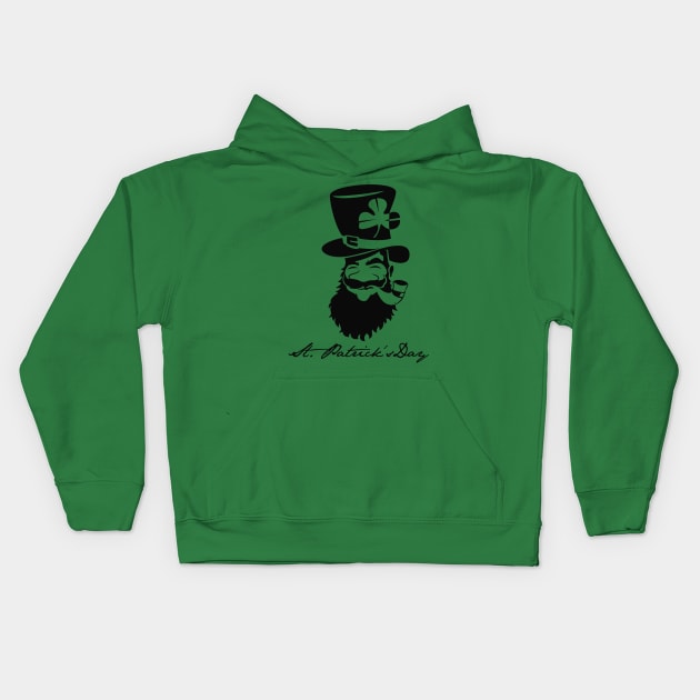 St. Patrick's Day Kids Hoodie by Whatastory